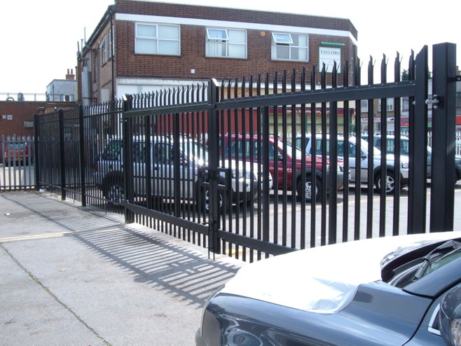 Black Palisade Security Fencing Brisbane